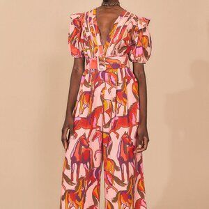 FARM RIO ANTHROPOLOGIE JUMPSUIT SIZE MEDIUM NEW WITHOUT TAGS